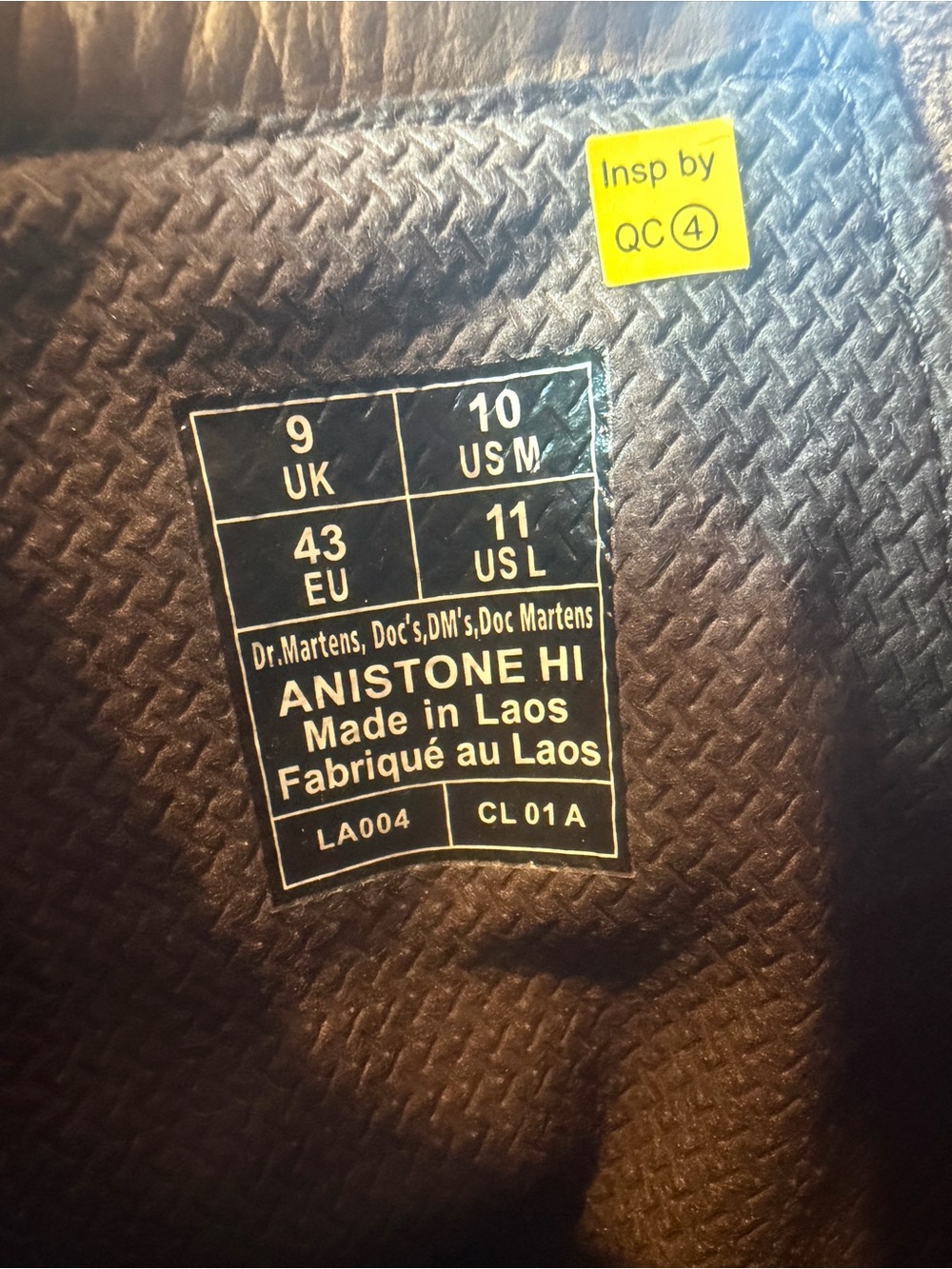 Dr Martens Aniston HI Tumble Nubuck Biker Boots Desert Brown Womens Sz 10M NEW - Picture 16 of 16